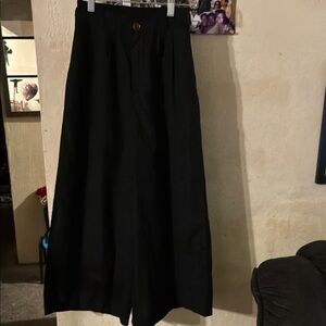 💥Elegant Black Wide Leg Pants